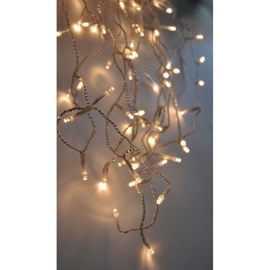 LED Vonkajší vianočný svetelný záves 120xLED/230V 3 m IP44