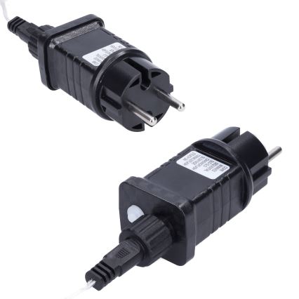 LED Vonkajší vianočný záves 360xLED/8 funkcií 15m IP44 teplá biela