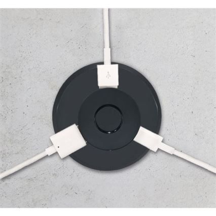 Vstavaná USB nabíjačka USB A+C čierna