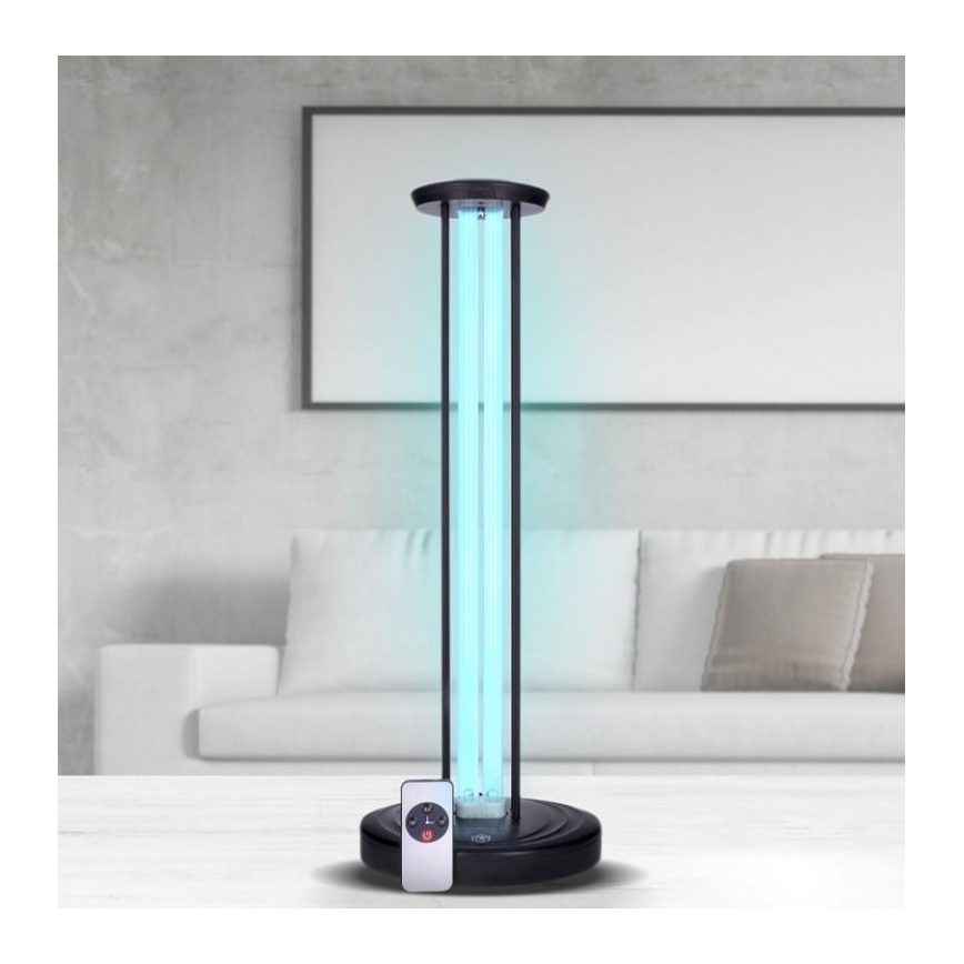 Dezinfekčná germicidná lampa UVC/38W/230V + diaľkové ovládanie