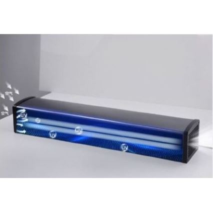 Nepriamy germicidný UV žiarič 2G11/36W/230V/2x AAA + diaľkové ovládanie