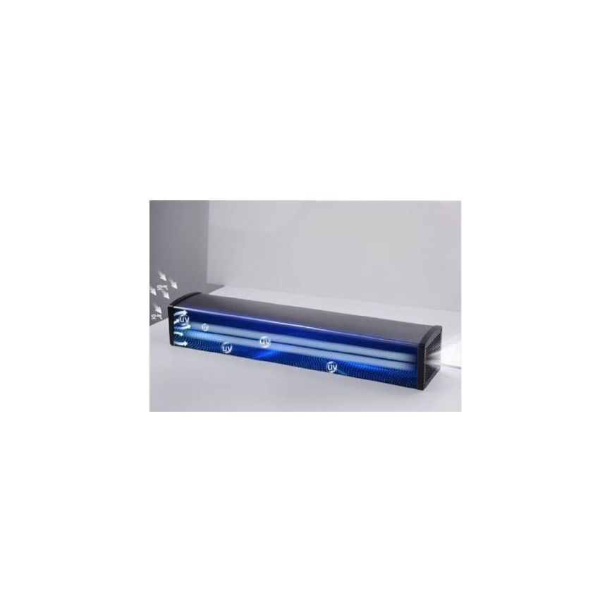 Nepriamy germicidný UV žiarič 2G11/36W/230V/2x AAA + diaľkové ovládanie