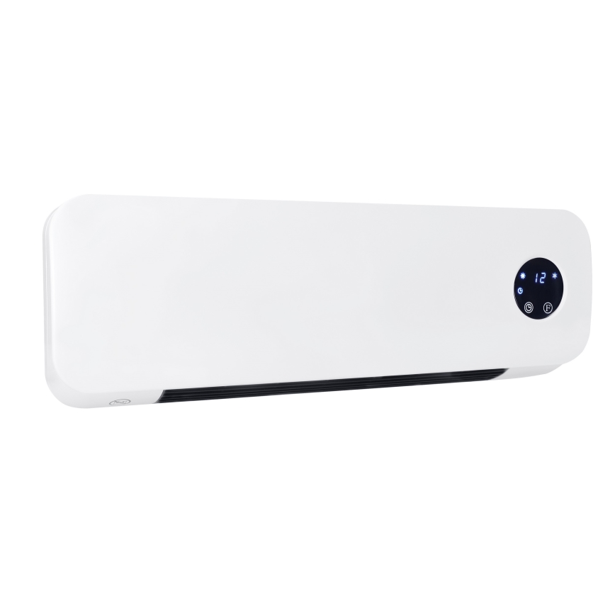 Kúpeľňové keramické vykurovacie teleso 1000/2000W/230V IP22 + diaľkové ovládanie