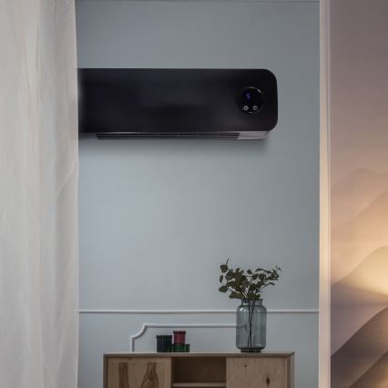 Keramické kúpeľňové vykurovacie teleso 1000/2000 W / 230 V, IP24 + diaľkové ovládanie