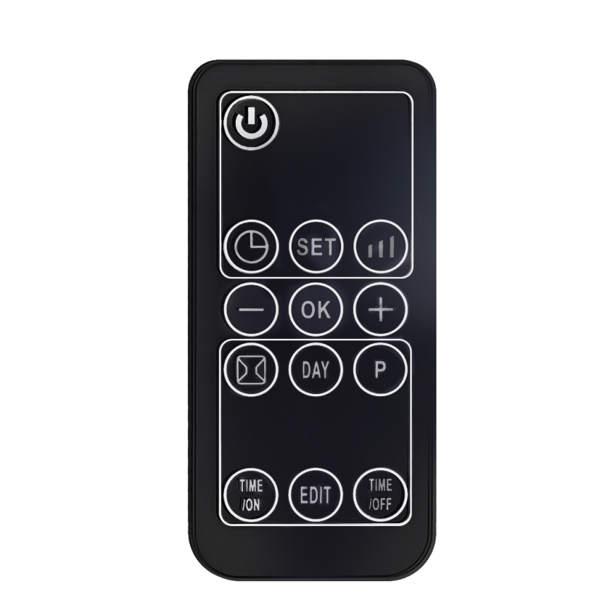 Keramické kúpeľňové vykurovacie teleso 1000/2000 W / 230 V, IP24 + diaľkové ovládanie