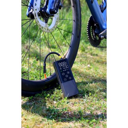 Digitálný vreckový kompresor 2000 mAh 5V čierna