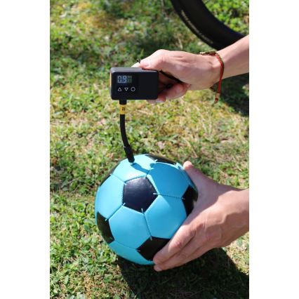 Digitálný vreckový kompresor 2000 mAh 5V čierna