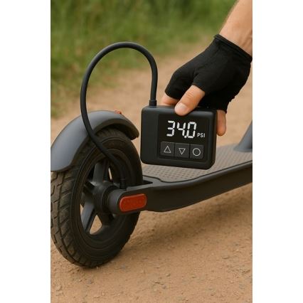 Digitálny vreckový kompresor 500 mAh 5V čierny