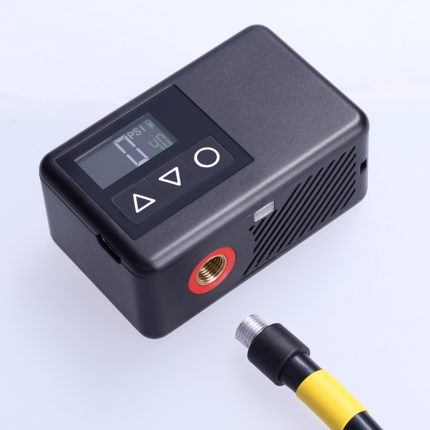 Digitálny vreckový kompresor 500 mAh 5V čierny