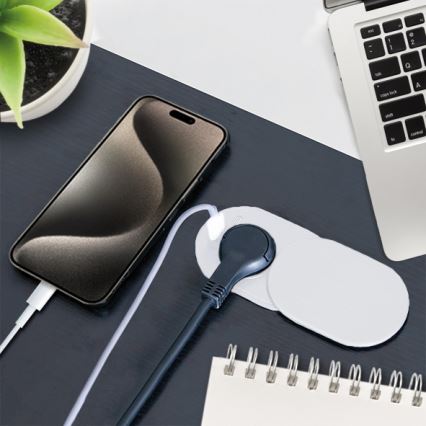 Vstavaná zásuvka 20W 1Z + USB A+C biela