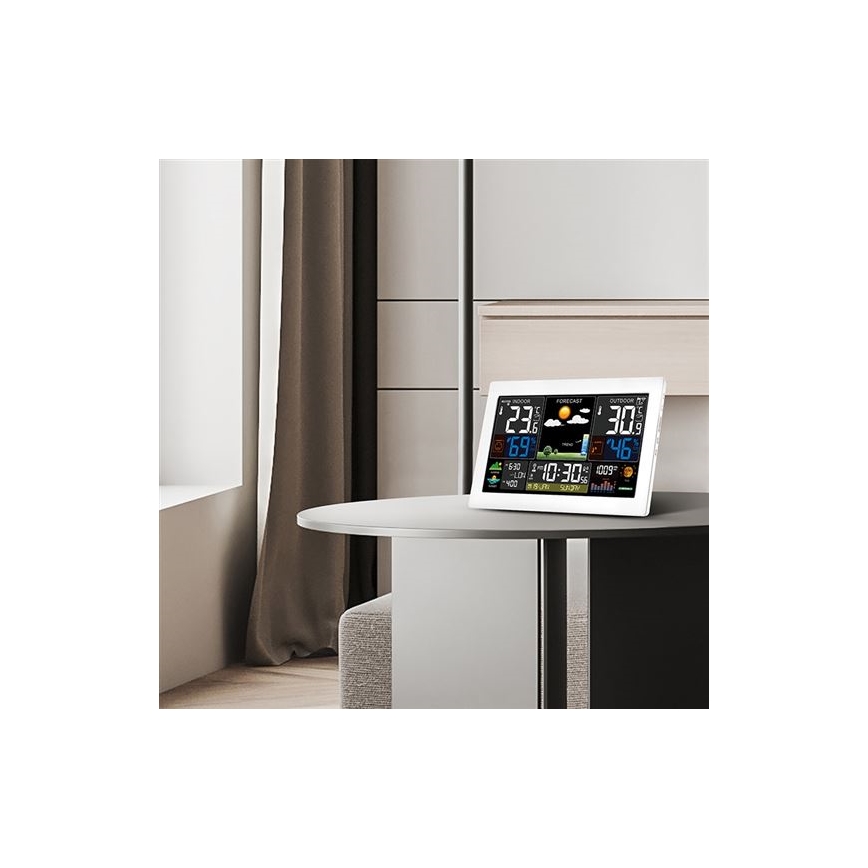 Meteostanica s farebným LCD displejom 5V/2xAA + 2xAA