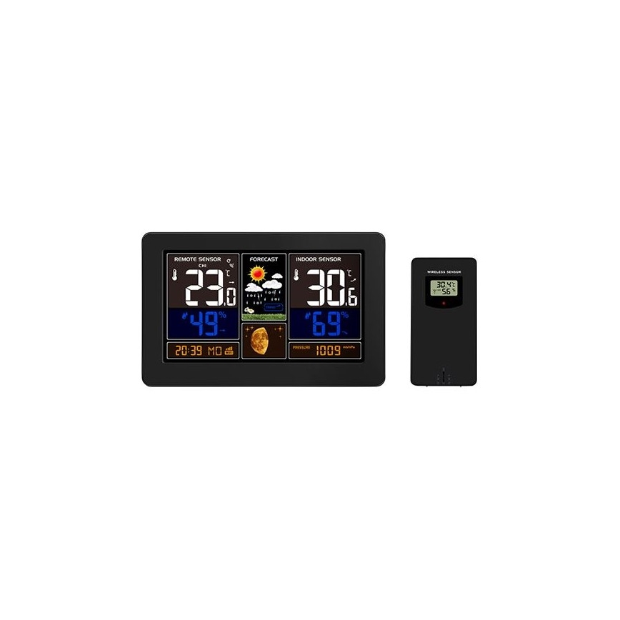 Meteostanica s farebným LCD displejom 2xAA/5V Wi-Fi Tuya