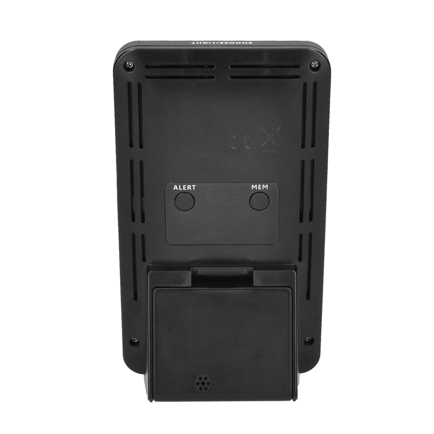 Meteostanica s LCD displejom 2xAA + 2xAA čierna
