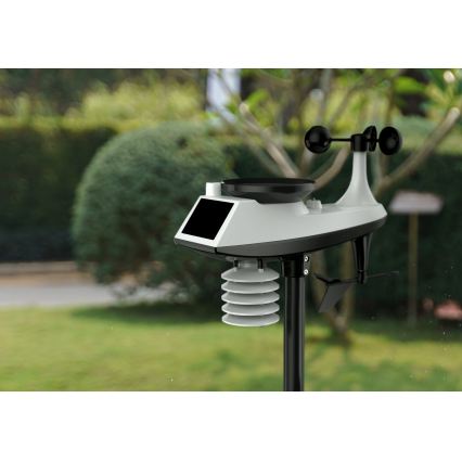 Profesionálna meteostanica s farebným LCD displejom 5V/2xAA + 3xAA + 2xAA Wi-Fi Tuya