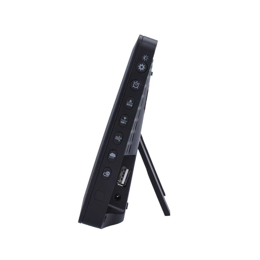 Profesionálna meteostanica s farebným LCD displejom 5V/2xAA + 3xAA + 2xAA Wi-Fi Tuya