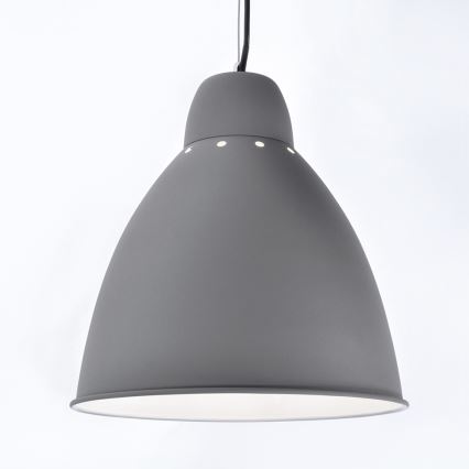 Luster 1xE27/60W/230V šedá 29,5cm