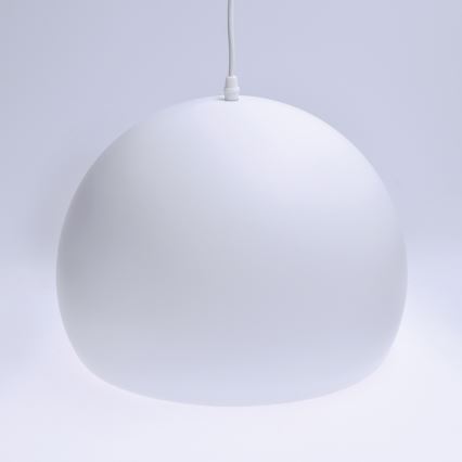 Luster 1xE27/60W/230V biela 35cm
