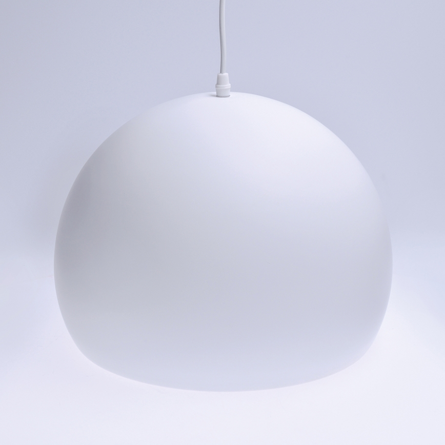 Luster 1xE27/60W/230V biela 35cm
