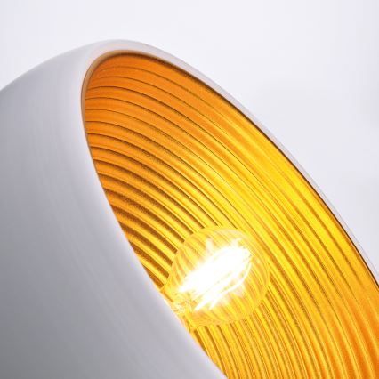Luster 1xE27/60W/230V biela 35cm