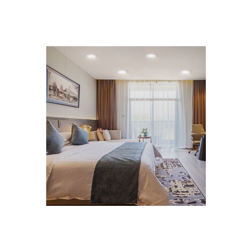 LED panel LED/18W/230V 3000/4000/6000K pr. 22,5 cm biela