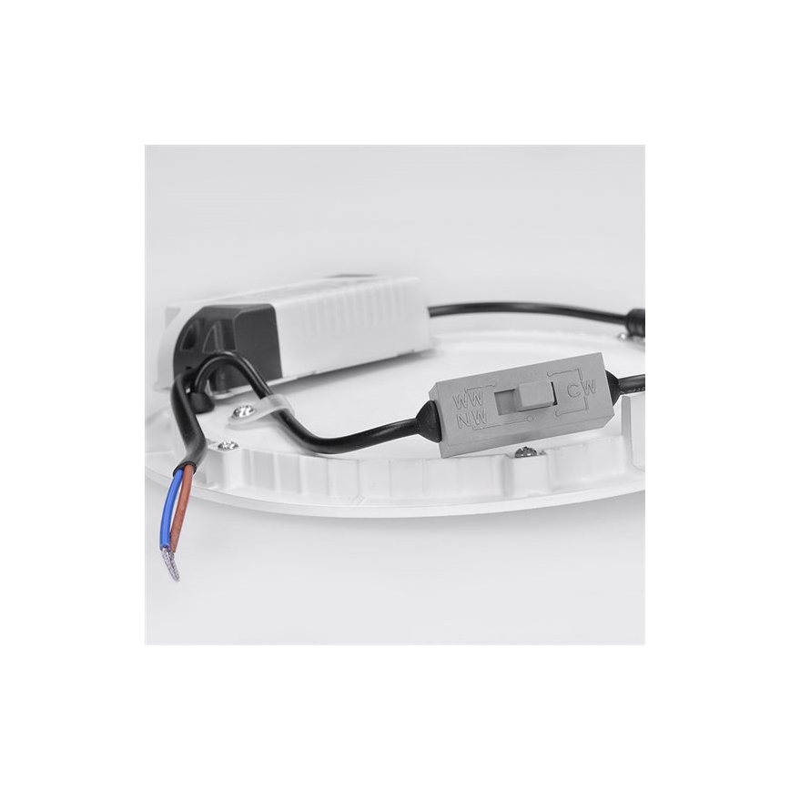 LED panel LED/18W/230V 3000/4000/6000K pr. 22,5 cm biela
