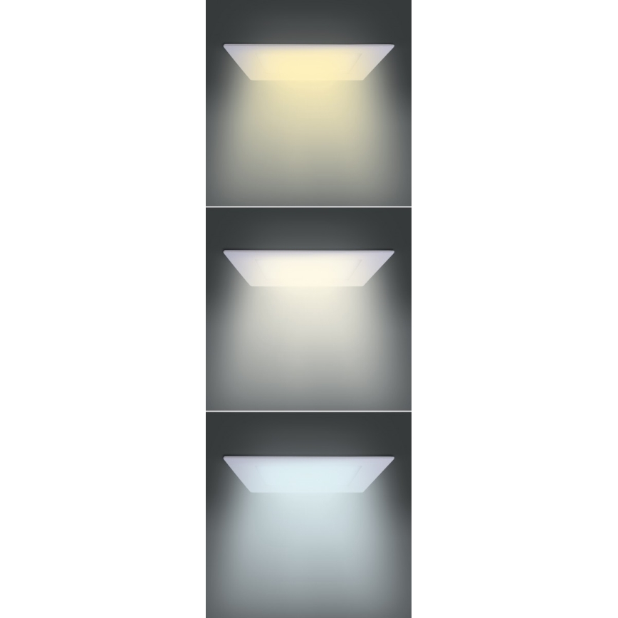 LED panel LED/18W/230V 3000/4000/6000K 22,5x22,5 cm biela