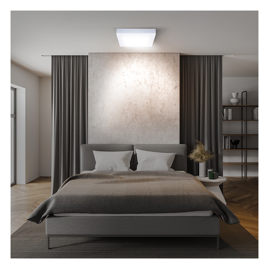 LED Stropné svietidlo LED/18W/230V 3000/4000/6000K 22,5x22,5 cm biela