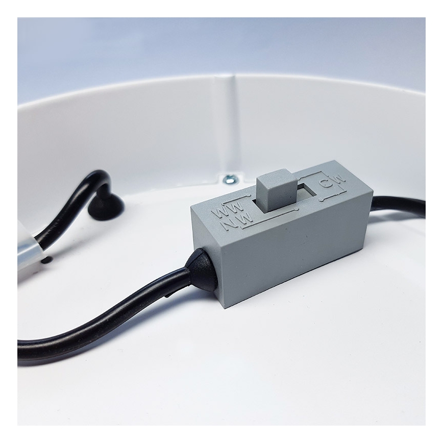 LED Stropné svietidlo LED/24W/230V 3000/4000/6000K priem. 30 cm biela