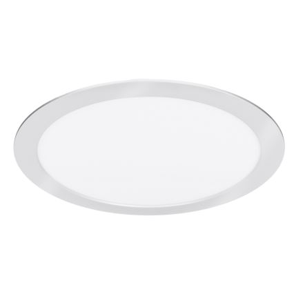 LED prisadený/podhľadový panel 2v1 18W/230V 3000/4000/6000K pr. 22,5 cm IP54 strieborný
