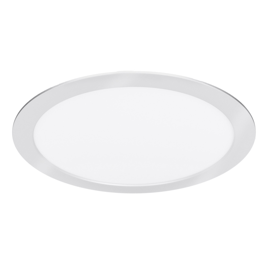 LED prisadený/podhľadový panel 2v1 18W/230V 3000/4000/6000K pr. 22,5 cm IP54 strieborný