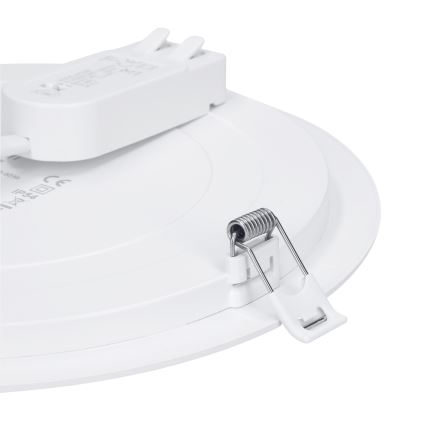 LED Prisadený/podhľadový panel 2v1 24W/230V 3000/4000/6000K priemer 30 cm IP54 strieborný