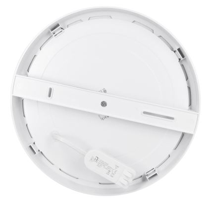 LED prisadený/podhľadový panel 2 v 1 24 W/230 V 3000/4000/6000 K pr. 30 cm IP54 biela