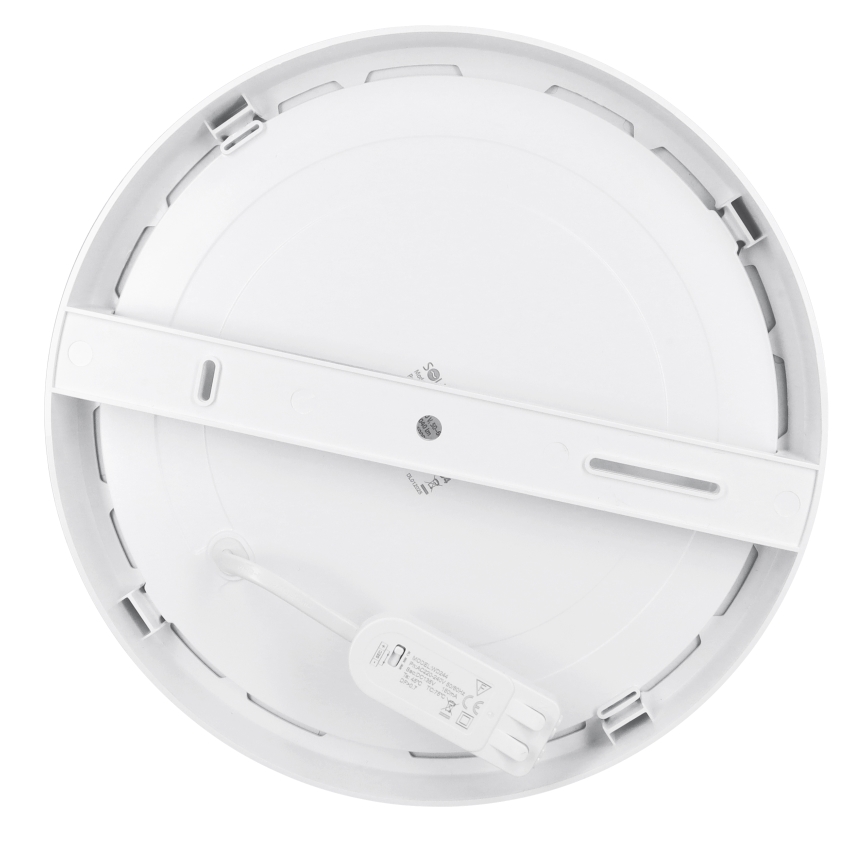 LED prisadený/podhľadový panel 2 v 1 24 W/230 V 3000/4000/6000 K pr. 30 cm IP54 biela