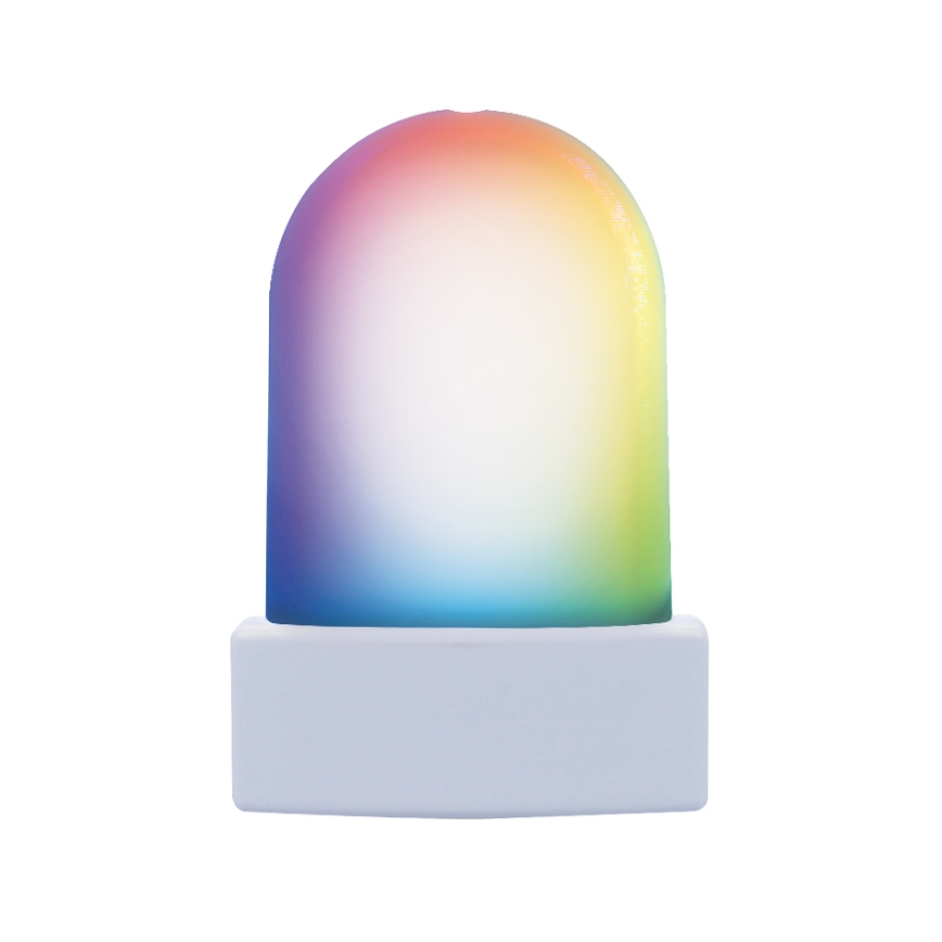 LED RGB Orientačné svietidlo so súmrakovým senzorom do zásuvky LED/0,5W/230V