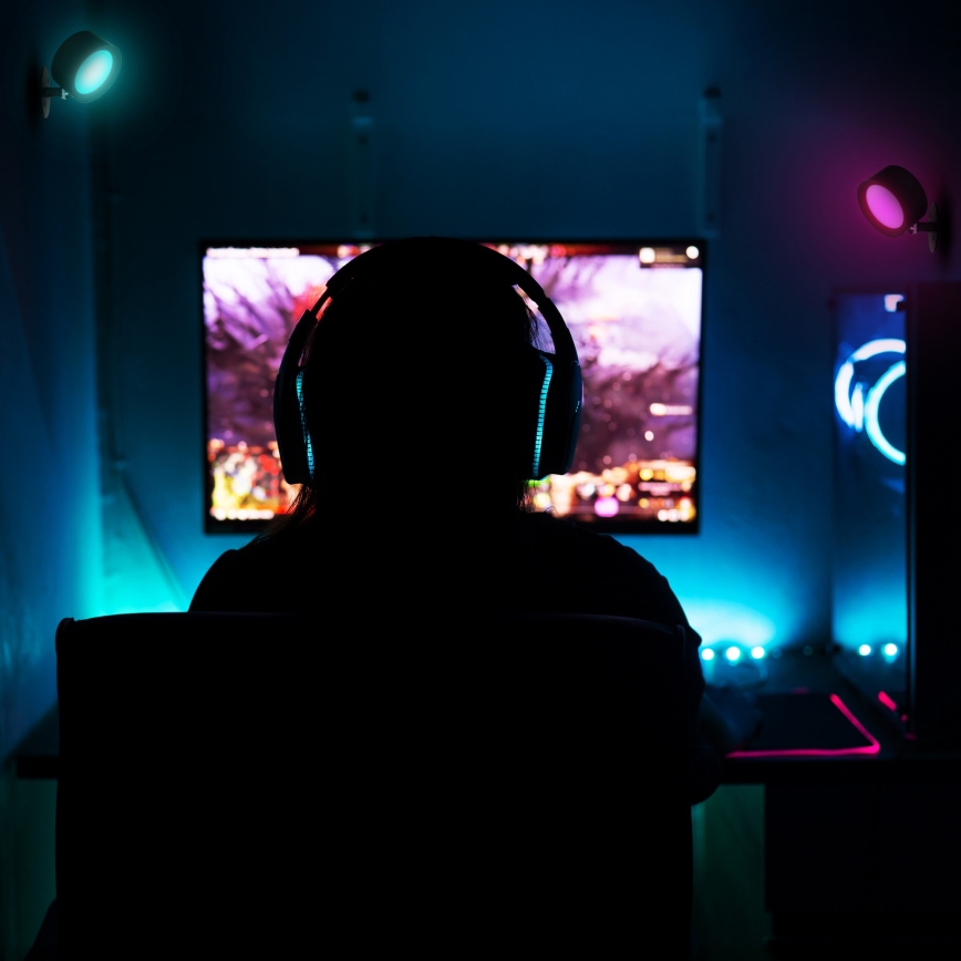 LED RGB nástenné svietidlo, 3,7 V, 1200 mAh