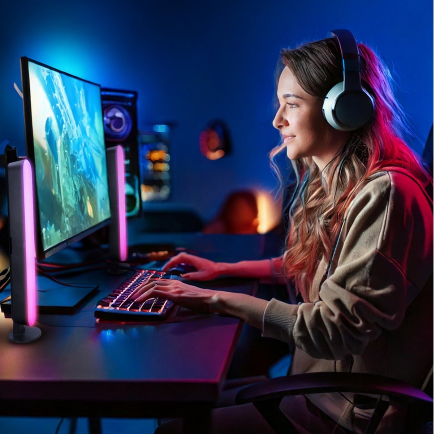 LED RGB osvetlenie pre gaming s diaľkovým ovládaním
