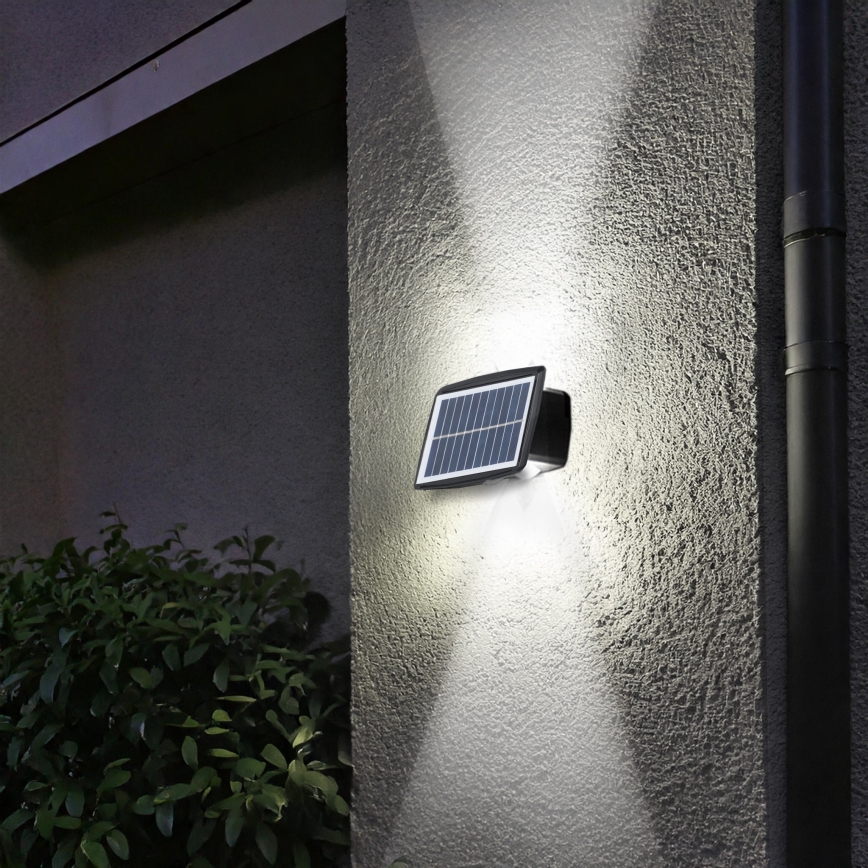LED solárne nástenné svietidlo LED/3,7V IP44 1200 mAh