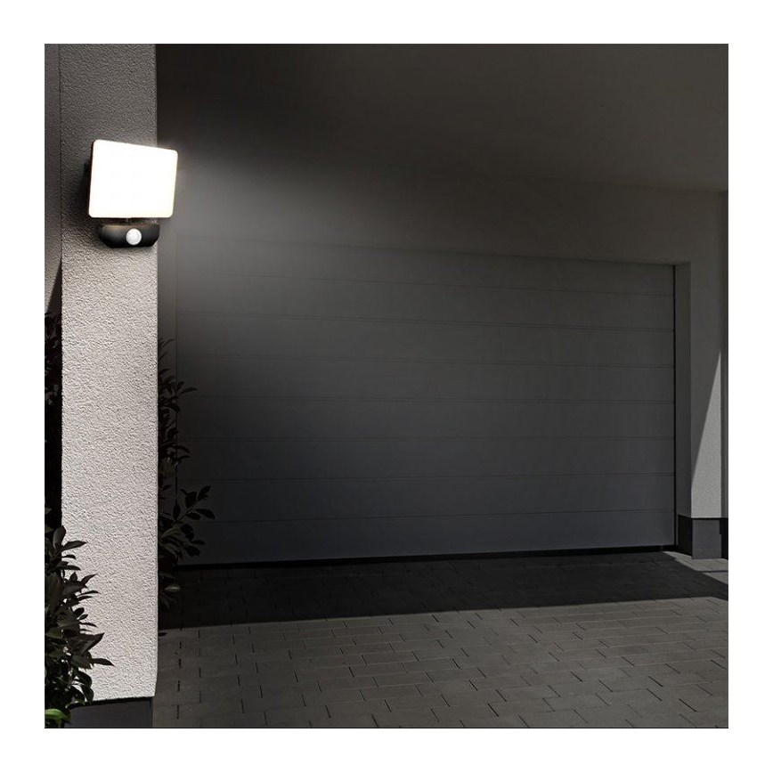 LED Vonkajší reflektor so senzorom LED/10W/230V 4000K IP44