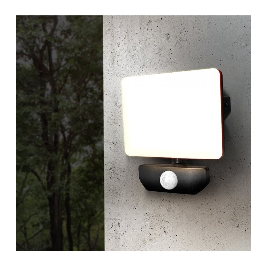 LED Vonkajší reflektor so senzorom LED/10W/230V 4000K IP44