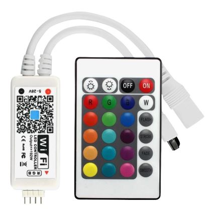 LED RGB Stmievateľný pásik  LED/20W/230V 5m IP65 Tuya + DO