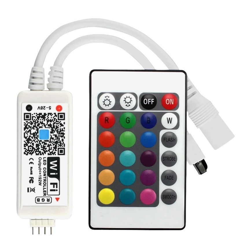 LED RGB Stmievateľný pásik  LED/20W/230V 5m IP65 Tuya + DO