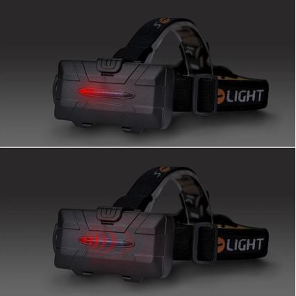LED Nabíjacia čelovka LED/USB 2200mAh IP44