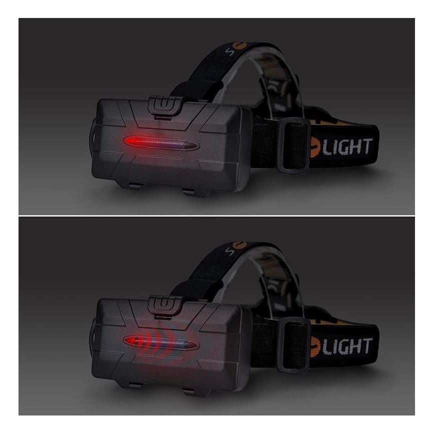 LED Nabíjacia čelovka LED/USB 2200mAh IP44