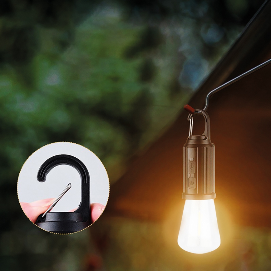 LED kempingová svietilka LED/3,7V 400 mAh IP44