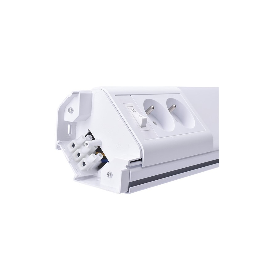 LED Podlinkové svietidlo so zásuvkami LED/10W/230V