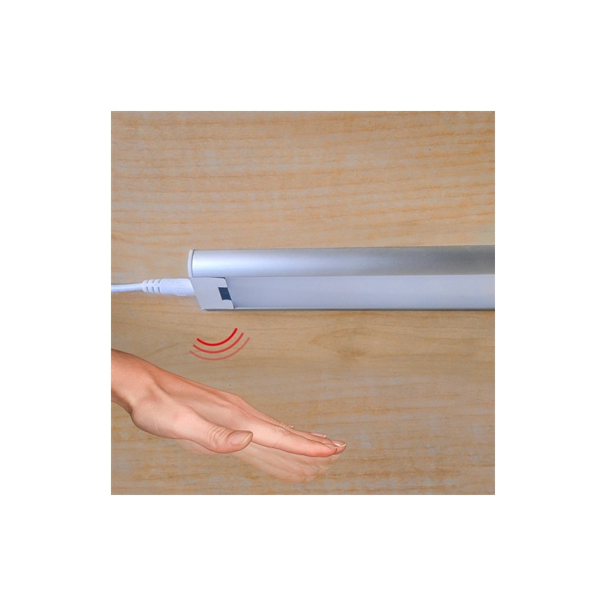 LED Stmievateľné podlinkové svietidlo so senzorom LED/9W/230V