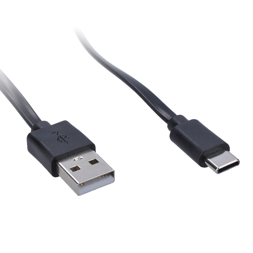 LED Stmievateľná flexibilná nabíjacia stolná lampa s klipom LED/2W/1800 mAh 3000/4000/6500K čierna