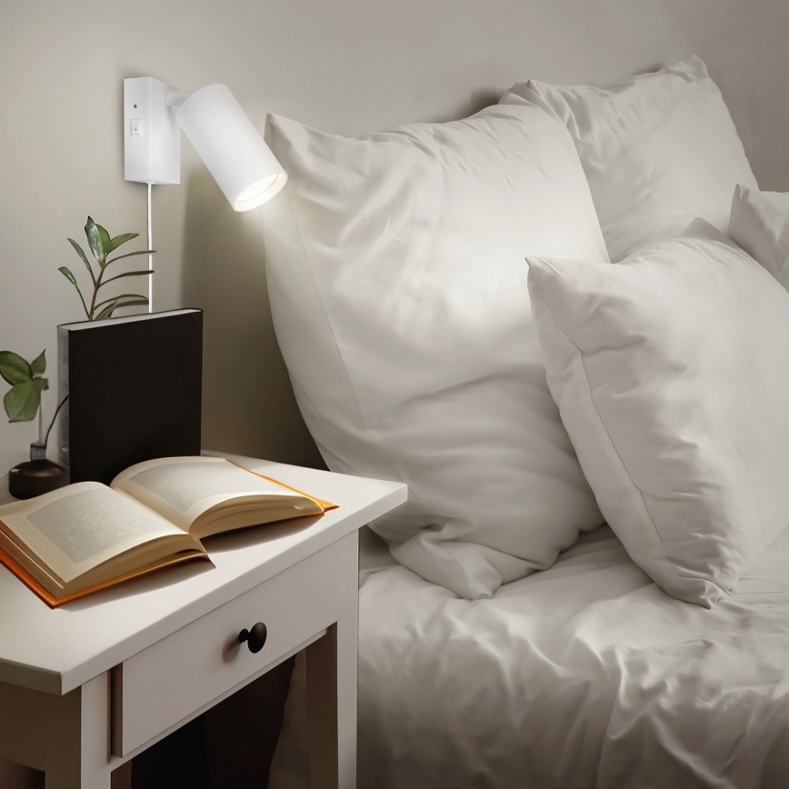 Nástenné svietidlo CELE 1xGU10/30W/230V biele