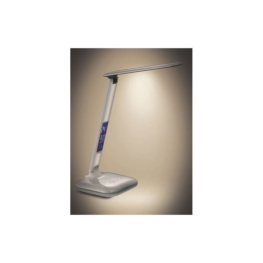 LED stolná lampa stmievateľná s displejom LED/6W/230V