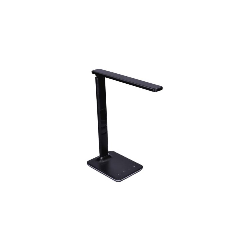LED stolná lampa s displejom LED/9W/230V čierna
